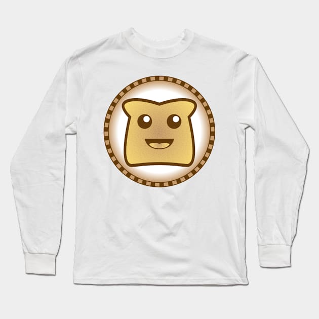 Crispy Toast Full Color Graphic Long Sleeve T-Shirt by KaraszKun
